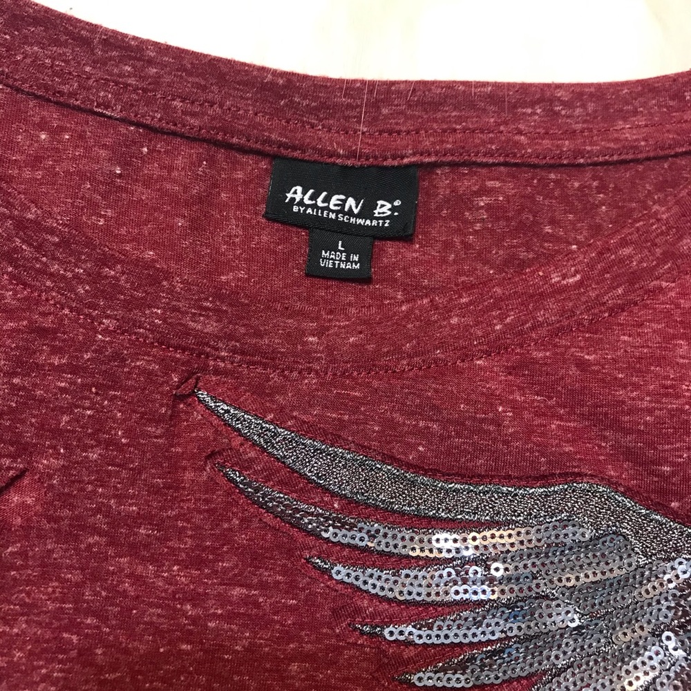 Allen B. by Allen Schwartz⚜️Sequin Bird Design Top - Picture 8 of 8